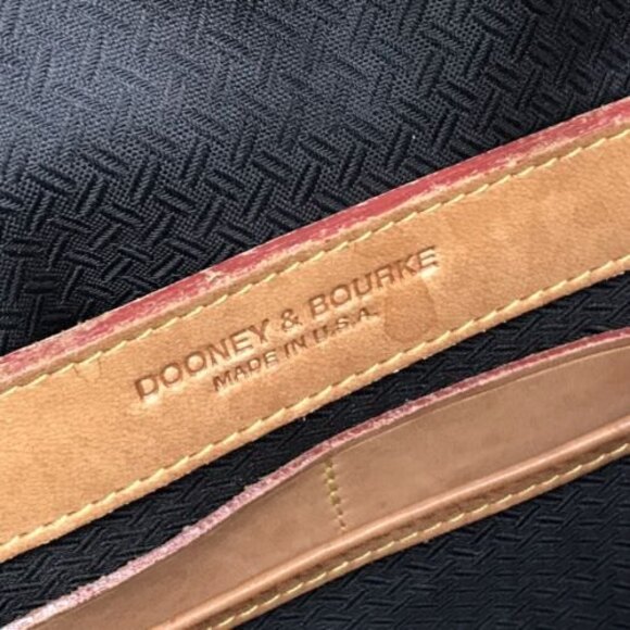 Dooney and Bourke Cabrio Small Bucket Bag Canvas Leather Black - Picture 9 of 10